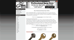 Desktop Screenshot of probumpkeys.com